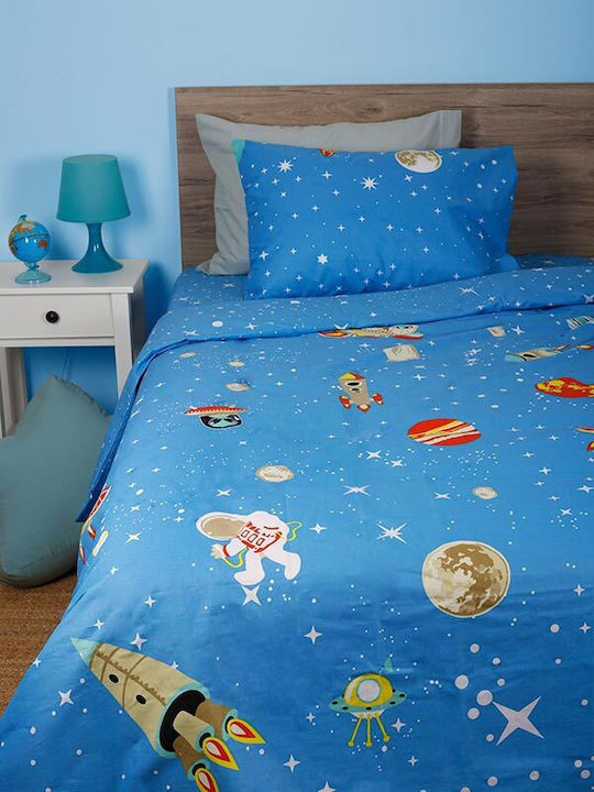 Sunshine Sheet Set Single with Elastic Band Cotton 165x270cm