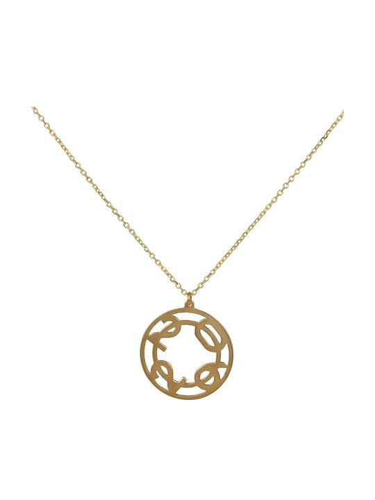 Necklace Talisman from Gold 9 K