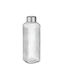 Flasche Wasser Glas mit Schraubverschluss Beige 1000ml
