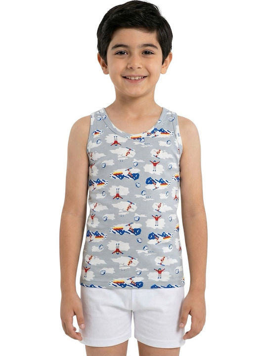 Defne Baby Kids' Undershirt Tank Top Gray