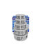 HOMie Inox Lunch Box Silver 18x6cm