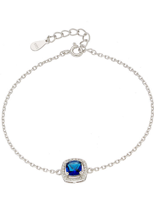 Oxzen Women's Bracelet made of Silver with Zircon