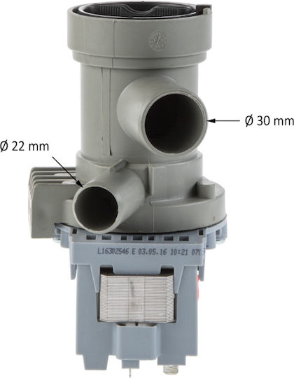 Αντλία Πλυντηρίου Ρούχων Ariston Plaset 53176 Μαγνητική 40w