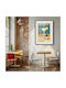 Poster Vintage Margarita Classic Cocktail Pst25385 30cm X 40cm Frame Natural Wooden Beige