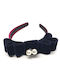 Designer's Cat Kinder Haarband mit Schleife Blau 1Stück