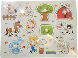 Holz Kinder Steckpuzzle für 3+ Jahre alt+ Jahre