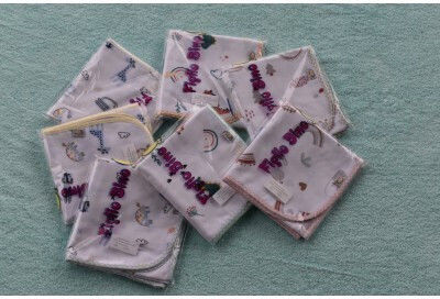 Figlio Bino Flannel Swaddle Wrap Yellow