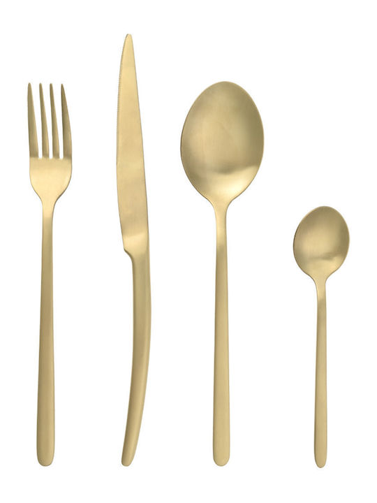 Estia Champange Cutlery Set Stainless Silver 24pcs