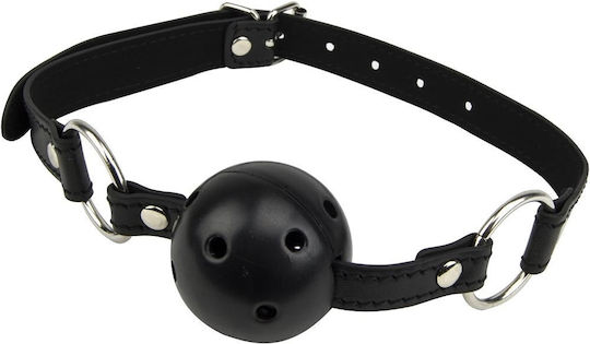 Smd Prime Fetish Breathable Ball Gag Bdsm Φίμωτρο Μαύρο