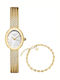 Rosefield Mini Women's Watch with Gold Metal Bracelet