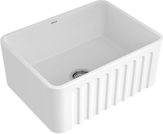 Bocchi Undermount Kitchen Sink 61x46cm White 1099-301