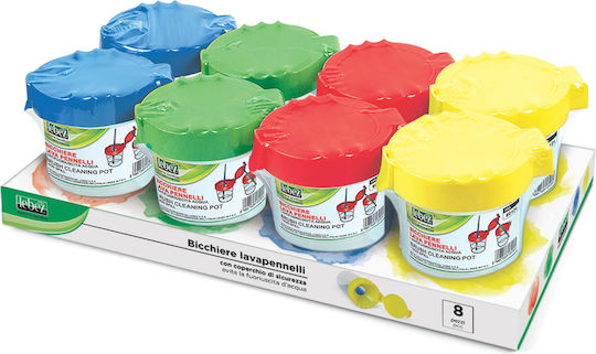 Painting Cup Double Lid Protection 8 Pcs Display