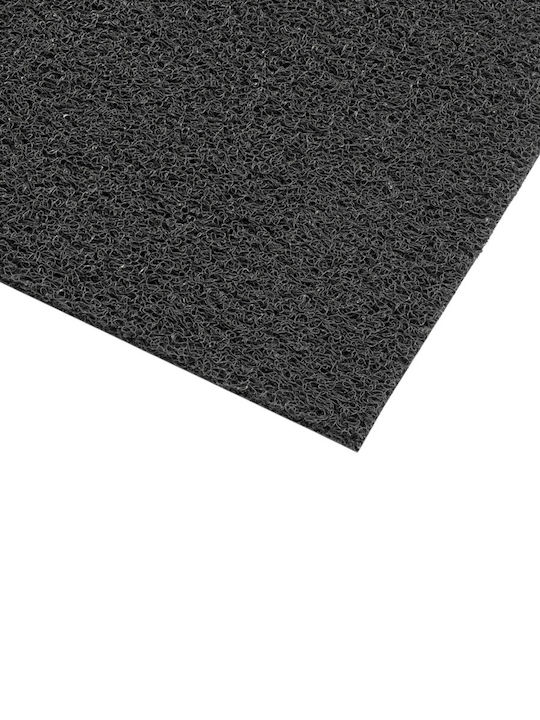 Rectangular Kitchen Mat with Anti-slip Underlay Charcoal 90x120εκ.