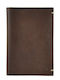 Leather Passport Case Daston RFID 093 Engraving Brown