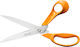 Fiskars Klassische Schere für Handwerksarbeiten 27cm mit Metallische Klinge Graue 1Stück