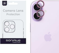 Sonique Glitter Lens Protecție Cameră Tempered Glass Transparent pentru Apple iPhone 17