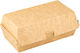 Set von 200 Boxen Burger Kraft 20x10x8.5cm Deckel