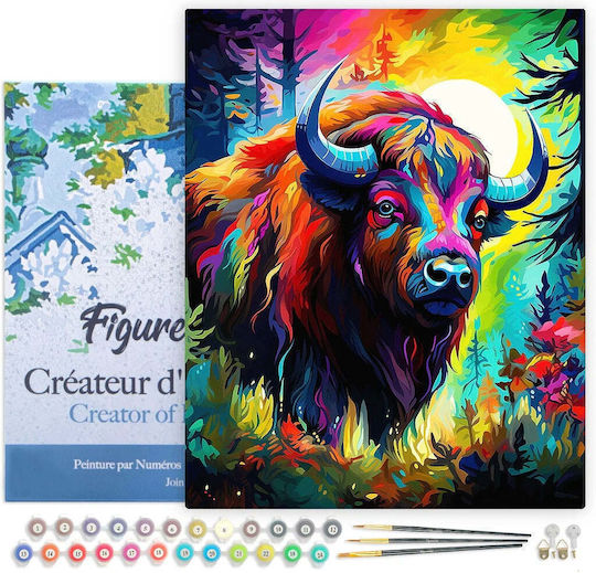 Bison-kit Painting Set Wooden 50x40cm