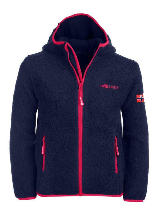 Kinder Freizeitjacke mit Kapuze Navy Blue
