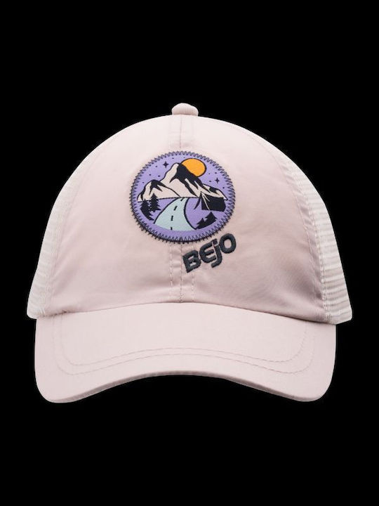 Bejo Kinderhut Jockey Stoff Rosa