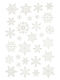 Craft with Fun Crăciun Autocolante pentru Fereastră cu Design Αστεριού 15x1x26cm. 30buc