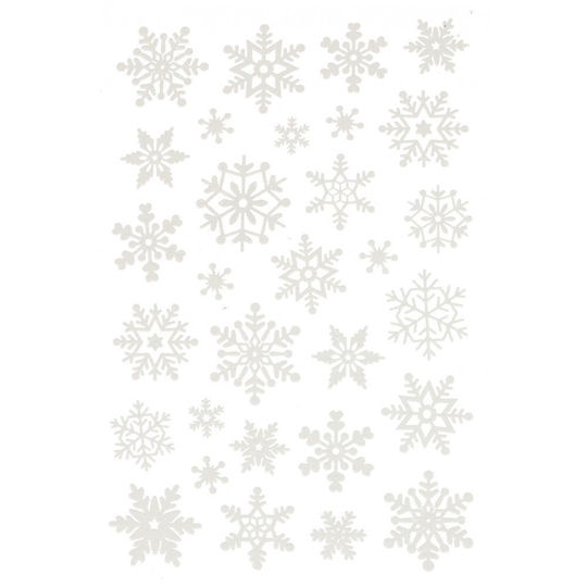 Craft with Fun Crăciun Autocolante pentru Fereastră cu Design Αστεριού 15x1x26cm. 30buc