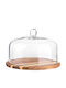 Estia Cake Stand Brown 29.8x29.8x21cm