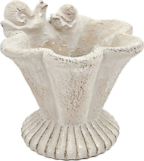 Artekko Cement Planter Concrete Beige 25.5x24x22.5cm.