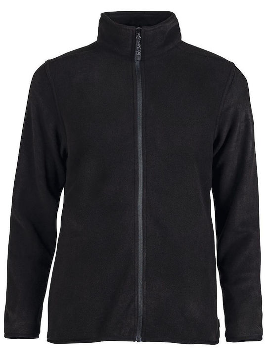 STOP Ζακέτα Εργασίας Fleece Μαύρη