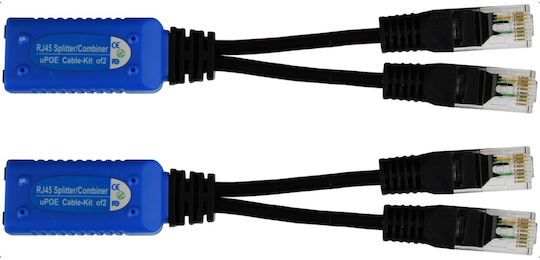 Pulsar Poe Adapter Splitter P-poe2 2xrj45 Stecker 1xrj45 Buchse Modell P-poe2