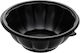 Set 75 Plastic Bowls with Capacity 946ml Black