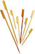 Wooden Skewers 200mm Spoons 24515 200 Pieces