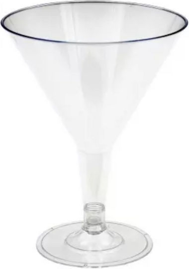 Ποτήρι Πισίνας 160ml από PS Πλαστικό Martini 10τμχ