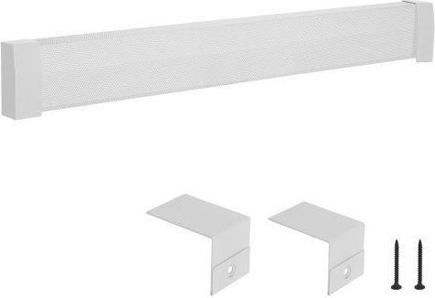 Radiator Cover Premium Steel 1527 x 81 x 193 mm White Dbjrqgthjprecigq9001v0 Vevor