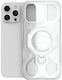 Techsuit Carbon Back Cover Silicone White (Moto...