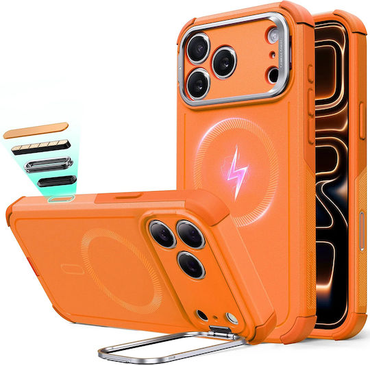 ESR Cyber Umschlag Rückseite Silikon Orange (iPhone 17 Pro)