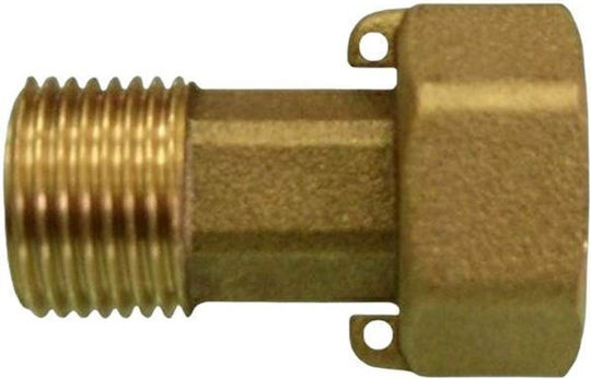Oem Ρακόρ Ουρά Υδρόμετρων 3/4"x1" Ορειχάλκινο 66412