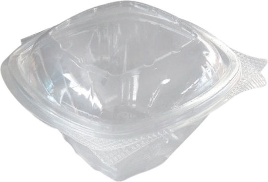 Set de 100 Plastic Boluri cu Capacitate 500ml Transparente