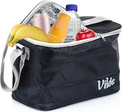 Vilde Ισοθερμική Τσάντα Lunch Bag Ώμου Μαύρη Vilde Ισοθερμική Τσάντα Lunch Bag Ώμου Μαύρη