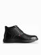 Leder Anatomische Herrenstiefel Wasserdichte Schwarze