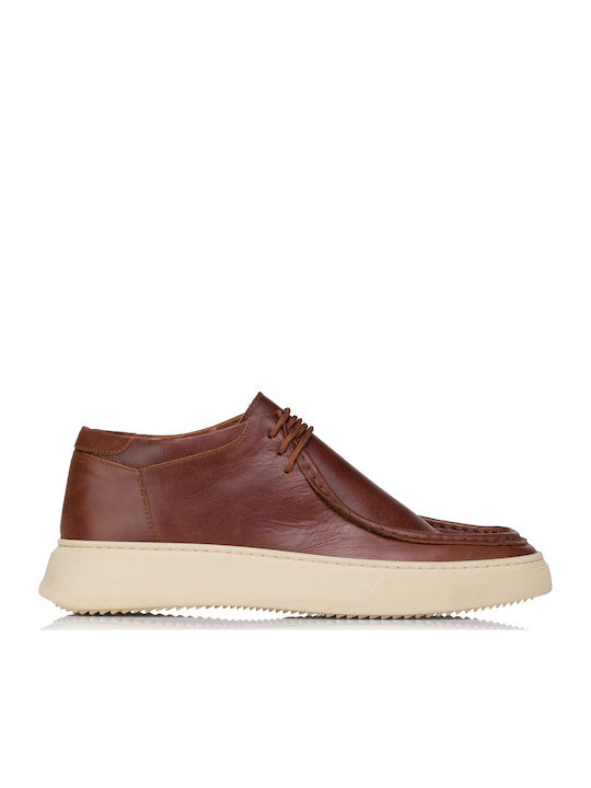 Northway Δερμάτινα Ανδρικά Casual Παπούτσια Ταμπά