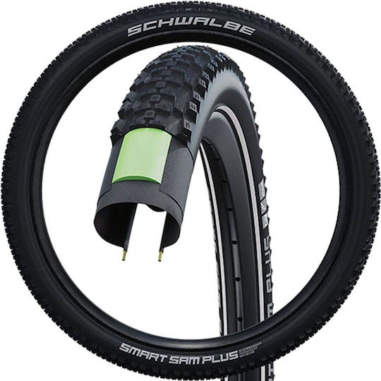 Schwalbe Anvelopă de bicicletă Munte Smart Sam Plus Addix 11159460 29" x 2.25" Cu sârmă