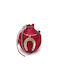 LiebeQueen Handmade Tabletop Lucky Charm Pomegranate Red Ceramic 9.5x12cm 1pcs