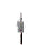 LiebeQueen Handmade Hanging Lucky Charm Basin Wrench Burgundy Ceramic 1pcs