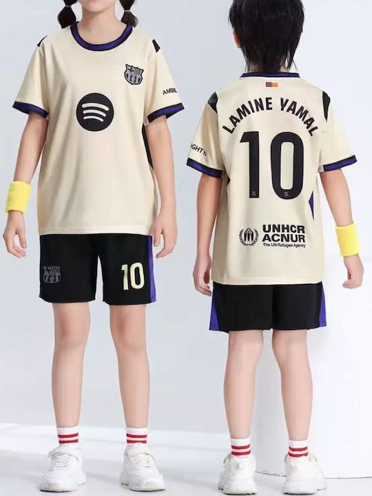 King Παιδικό Σετ Εμφάνισης Ποδοσφαίρου Yamal Barca Away 2026
