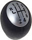 Πομολο Λεβιε Ταχυτητων Renault Megane Iii Scenic Iii Kangoo Ii Master Fluence Dacia Duster 6 Ταχυτητες R123456 Δερμα Ασημι Gzb-re-906