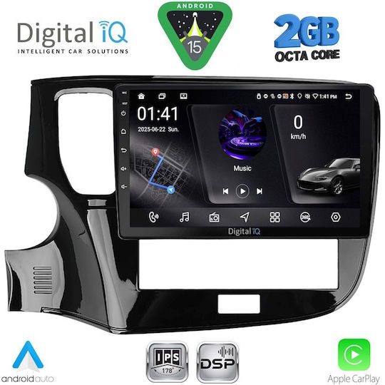 Digital IQ Ηχοσύστημα Αυτοκινήτου για Mitsubishi Outlander 2020-2022 (Bluetooth/USB/WiFi/GPS/Apple-Carplay/Android-Auto) με Οθόνη Αφής 10"