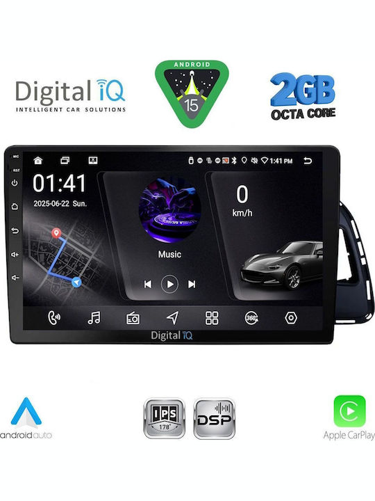 Digital IQ Car Audio System for Audi Q5 2010-2018 (Bluetooth/USB/WiFi/GPS/Apple-Carplay/Android-Auto) with Touch Screen 10"