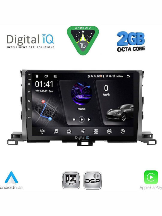 Digital IQ Автомобилна Аудио Система (Блутут/USB/WiFi/GPS/Apple-Carplay/Android-Auto) с Тъчскрийн 10"