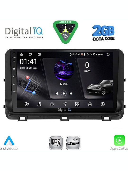 Digital IQ Car Audio System for Kia Ceed / XCeed 2018-2022 (Bluetooth/USB/WiFi/GPS/Apple-Carplay/Android-Auto) with Touch Screen 10"